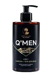 Шампунь-гель КЬЮ МЕН мужской 4в1 410мл