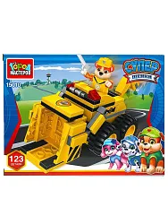 Конструктор ГОРОД МАСТЕРОВ Супер щенки бульдозер 123 детали арт.15010-KY