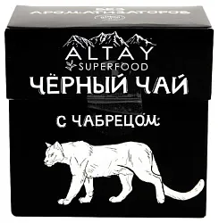 Чай АЛТАЙ СУПЕРФУД с чабрецом черный 25пак