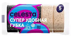 Губка СЕЛЕСТА Супер удобная 5шт