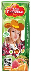 Сок САДЫ ПРИДОНЬЯ мультифрукт 200мл