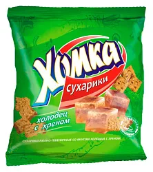 Сухарики ХОМКА холодец с хреном 100г