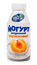 Йогурт ЗЕЛЕНЫЙ ЛУГ абрикосовый бзмж 2.5% 340г