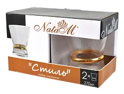 Набор стаканов НАТАМ Стиль 2*270мл ПУ арт.DF08346