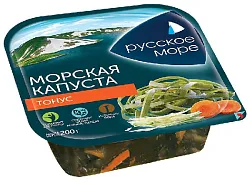 Салат из морской капусты РУССКОЕ МОРЕ Тонус 200г