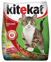 Корм для кошек КИТЕКЕТ Мясной пир 1кг