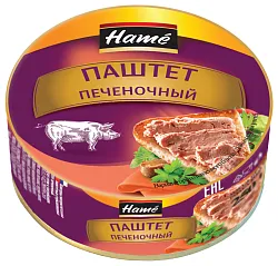 Паштет ХАМЕ печеночный ж/б 250г