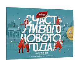 Чай МАЙСКИЙ Зимняя открытка ассорти 9пак