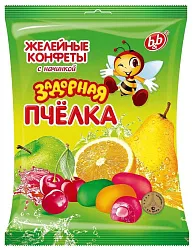 Конфета желейная БИ&БИ Задорная пчелка микс 250г
