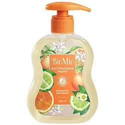 Жидкое мыло БИО-МИО с маслом апельсина и бергамота 300мл