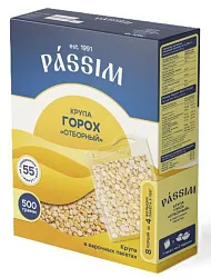 Горох ПАССИМ колотый карт/уп 4*100г