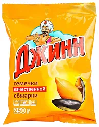 Семечки ДЖИНН жареные 250г