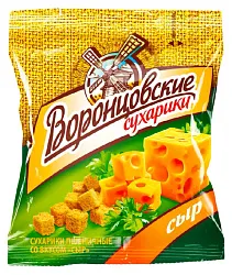 Сухарики пшеничные ВОРОНЦОВСКИЕ сыр 40г