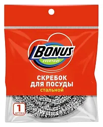 Скребок стальной БОНУС 1шт