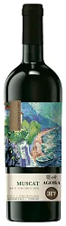 Вино АГОРА Мускат белое п/сл 10-12% ст/б 0.75л