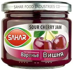 Варенье САХАР вишня ст/б 390г