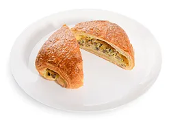 Слойка с картофелем и грибами 100г
