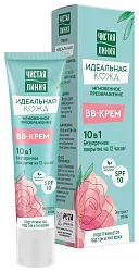 Крем для лица ЧИСТАЯ ЛИНИЯ Идеальная кожа ВВ 10в1 40мл