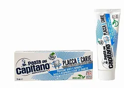 Зубная паста ПАСТА ДЕЛЬ КАПИТАНО Против налета и кариеса 75мл