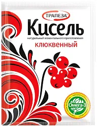 Кисель ТРАПЕЗА клюква моментальный 20г м/у
