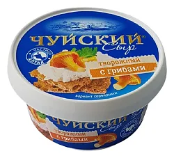 Сыр творожный ЧУЙСКИЙ с грибами бзмж 67% 140г