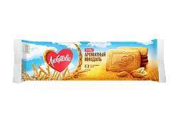 Печенье ЛЮБЯТОВО Ароматный миндаль 280г