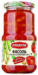 Фасоль ПИКАНТА печеная в т/с ст/б 470г