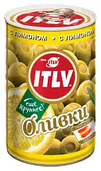 Оливки ИТЛВ с лимоном ж/б 300г