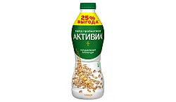 Биойогурт АКТИВИЯ злаки питьевой бзмж 2% 870г