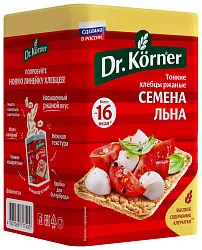 Хлебцы ДР.КЕРНЕР семена льна 100г