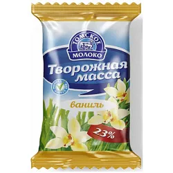 Творожная масса ТОМСКОЕ МОЛОКО ваниль бзмж 23% 170г