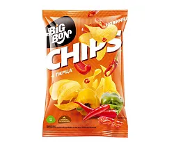 Чипсы БИГ БОН четыре перца 75г
