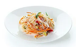 Закуска корейская из фунчезы с огурцом