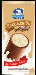 Мороженое ЧЕЛНЫ ХОЛОД Лакомвство крем-брюле в шоколадной глазури бзмж 90г