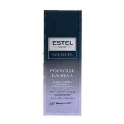 Бальзам ЭСТЕЛЬ Сикретс Роскошь блонда для светлых обесцвеченных волос саше 10мл