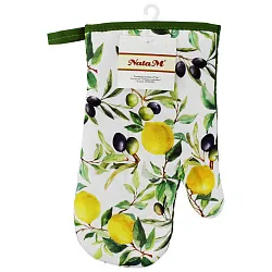 Рукавица кухонная НАТАМ Лимоны и маслины арт.МТ001001