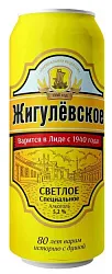 Пиво ЛИДСКОЕ Жигулевское специальное светлое пастер 5.2% ж/б 0.45л