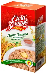 Хлопья КУНЦЕВО Сила злаков 5 злаков карт/уп 400г