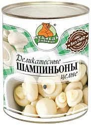 Шампиньоны МЕДВЕДЬ ЛЮБИМЫЙ Целые 850мл