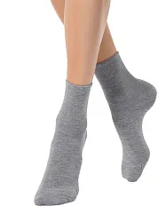 Носки женские КОНТЕ Комфорт ангора серые р.23 арт.000
