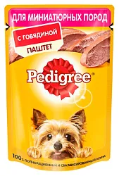 Корм для собак ПЕДИГРИ с говядиной паштет 80г