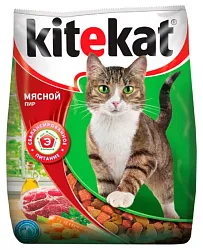 Корм для кошек КИТЕКЕТ Мясной пир 1кг