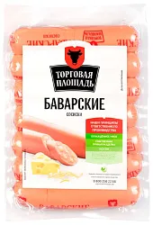 Сосиски ТОРГОВАЯ ПЛОЩАДЬ Баварские в/у 350г