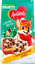 Завтрак ЛЮБЯТОВО Дуо Микс шарики шоколодные 500г