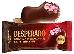 Мороженое СОЛНЕЧНЫЙ ДЕНЬ Десперадо с пюре и ягодами клюквы бзмж эскимо 70г