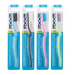Зубная щетка ЭКСЕ Классик суперочищающая средняя 1шт