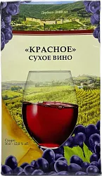 Вино НИКА красное сух 10-12% т/пак 10-12% т/пак 1л