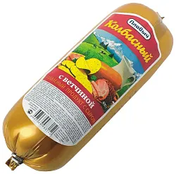 Плавленый продукт с сыром ПЛАВЫЧ колбасный копченый с ветчиной сзмж 40% 400г