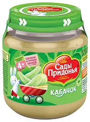 Пюре САДЫ ПРИДОНЬЯ кабачок ст/б 120г