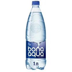 Питьевая вода БОНА АКВА газированная 1л